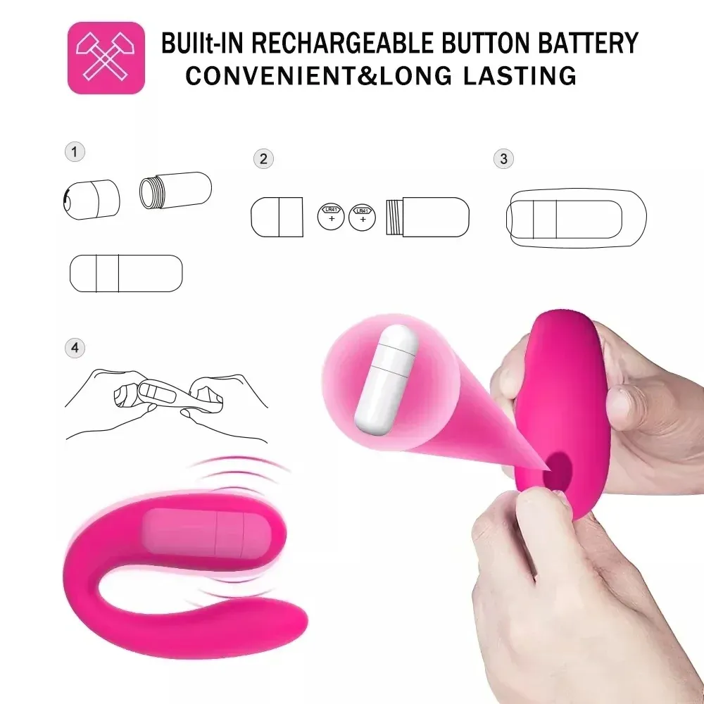 Multi-Frequency Wearable Detachable Embedded Egg Vibrator