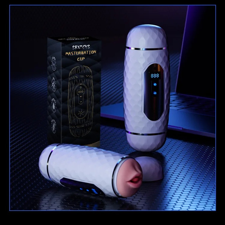 ถ้วยอัตโนมัติ กระตุ้น 2 มอเตอร์ 12 ระดับ พร้อมดีไซน์ 2 หัว ฟังก์ชันฝึกนับคู่และปุ่มอุ่นอัตโนมัติ|MIZZZEE-sextoyfunny