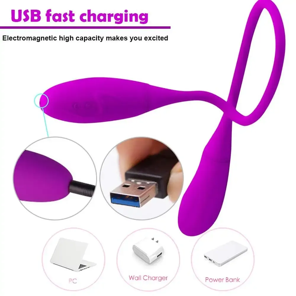 Safiman Dual-Head Multi-Function Vibrating Egg Rod Type