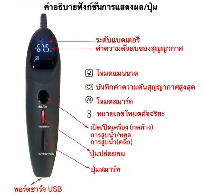 ของเล่นประตูหลัง เครื่องนวดต่อมลูกหมาก ดูด+นวด ปั๊มไฟฟ้าอัจฉริยะ