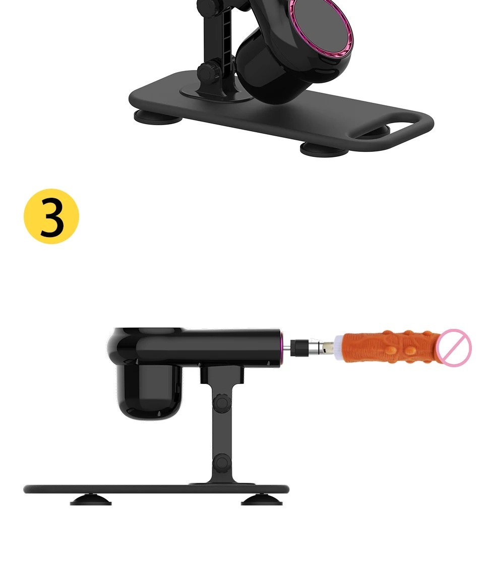 เครื่องสอดใส่พลังสูงอัตโนมัติ มอเตอร์แบบแยกส่วน 20 ความถี่การยืดหด ตัวเครื่องถอดประกอบได้ ควบคุมระยะไกลอินฟราเรด-sextoyfunny