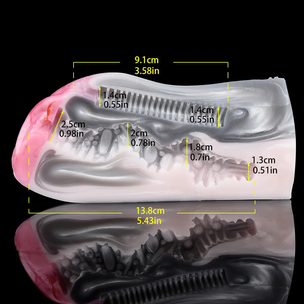 YOCY Fantasy Vagina&mdash;Pink Dolphin Dual Channels NW 600g