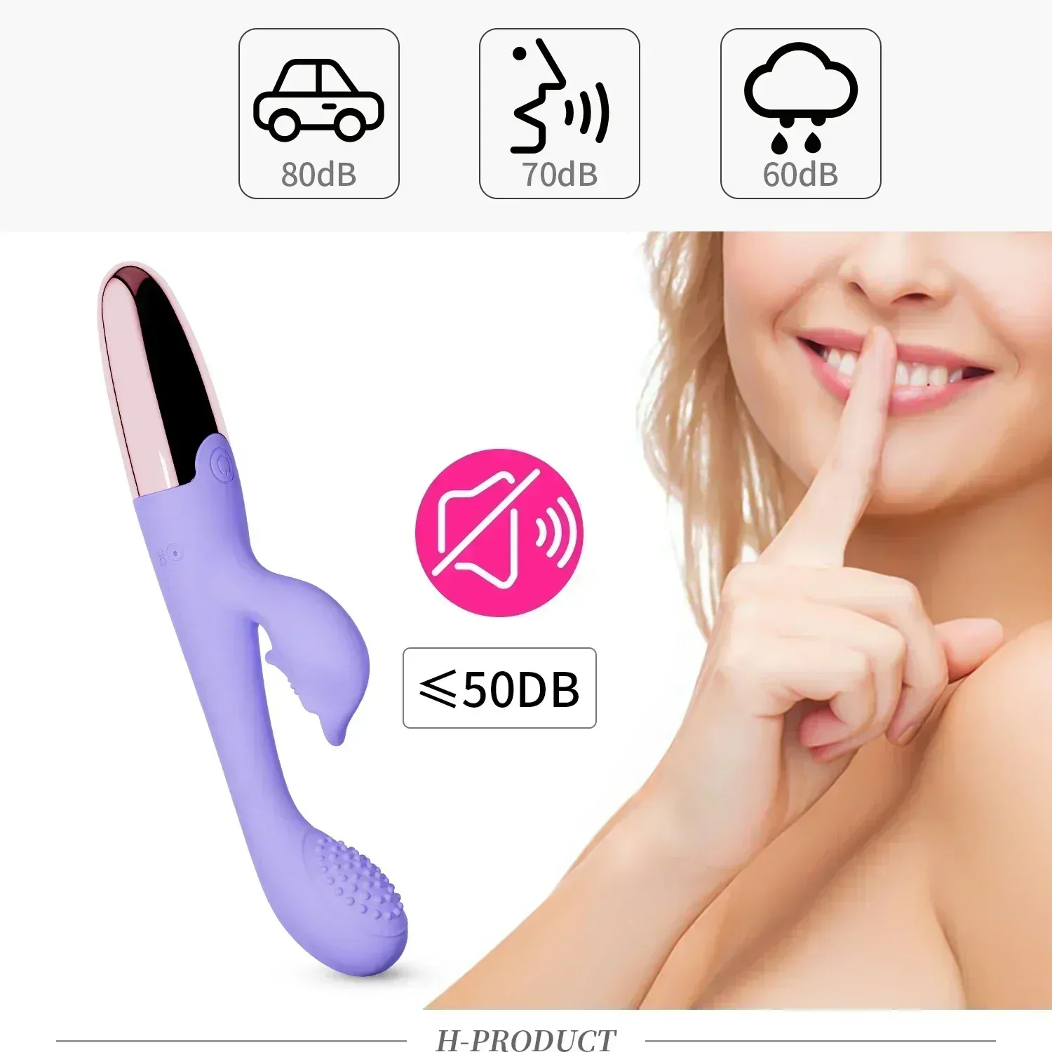 เครื่องนวด AV เครื่องนวดเอวี กระตุ้นทั้งคลิตอริสและช่องคลอด ตบ+สั่น