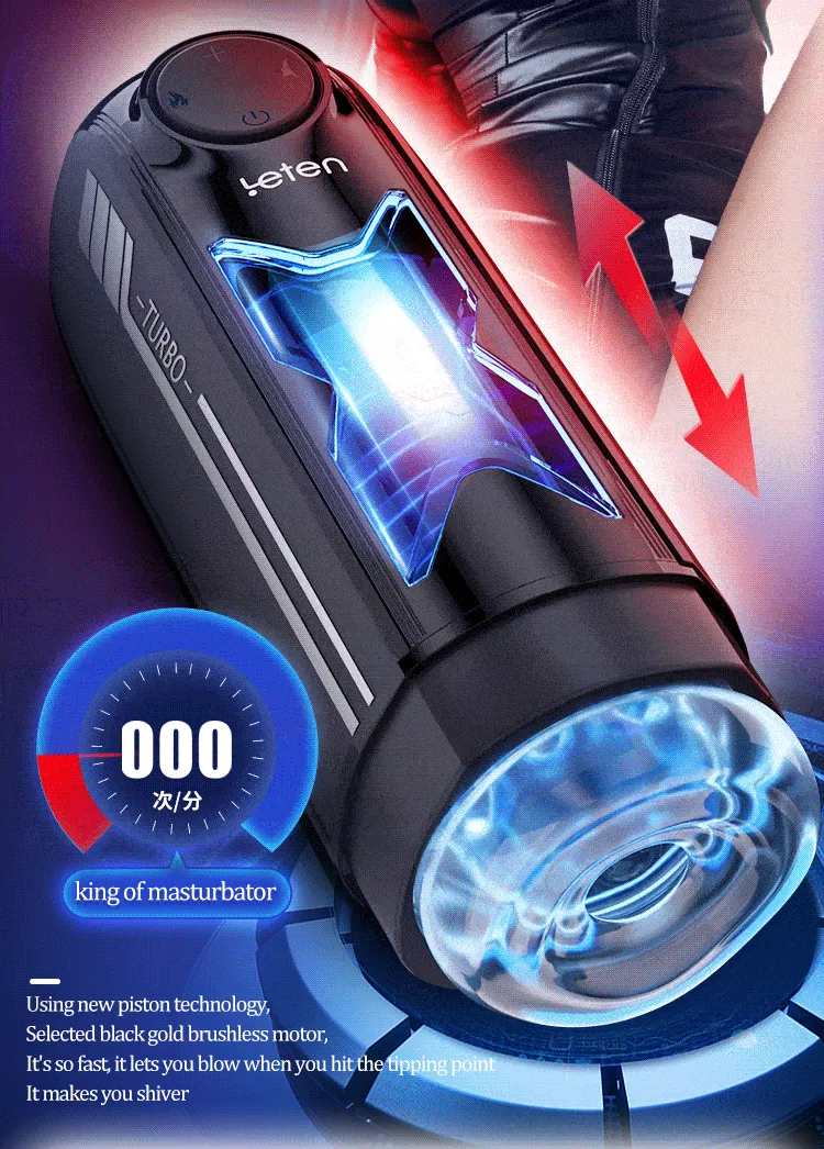 10 Frequency Heating Automatic Male Masturbator Smart Chip