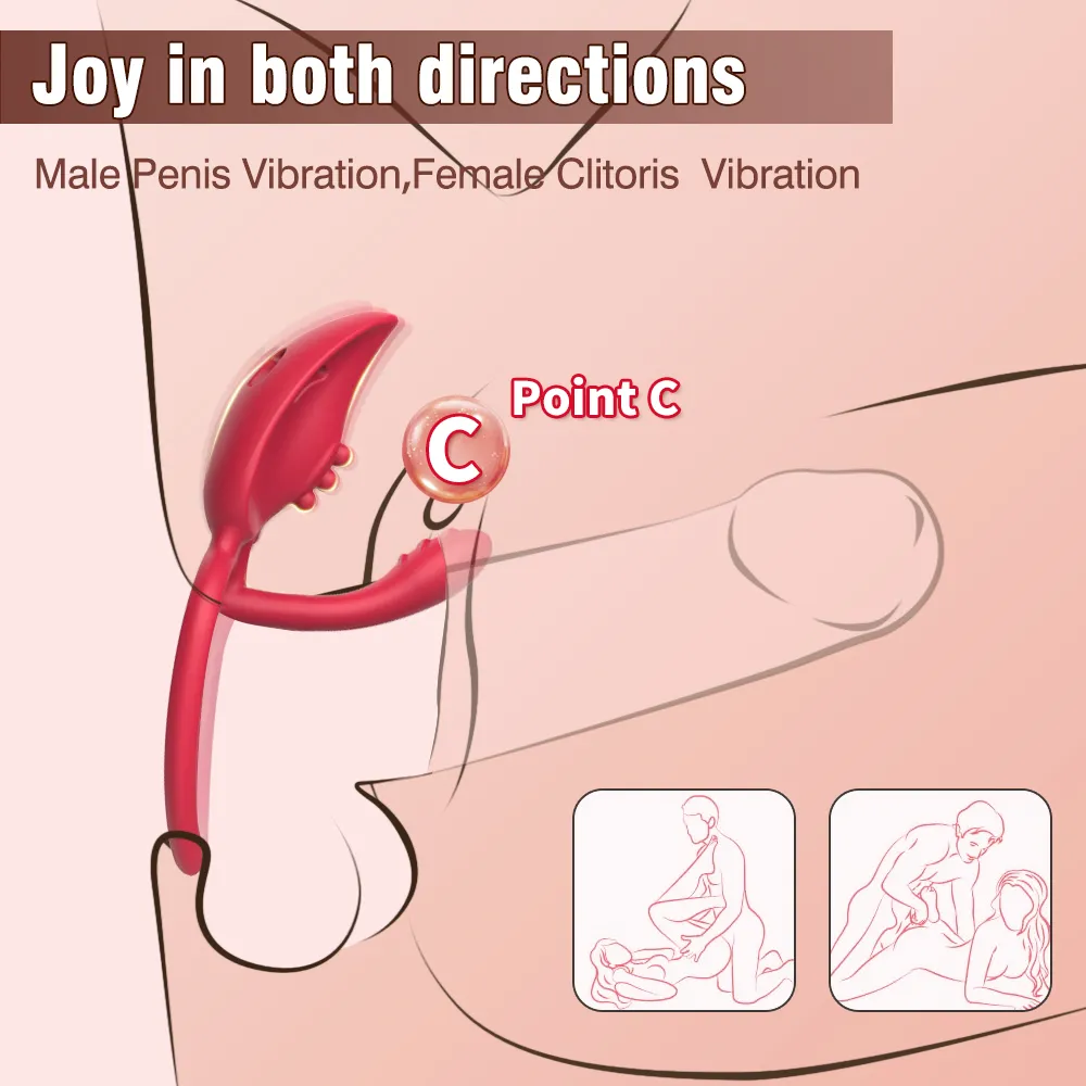 9-Frequency APP + Remote Control Vibrator For Couples