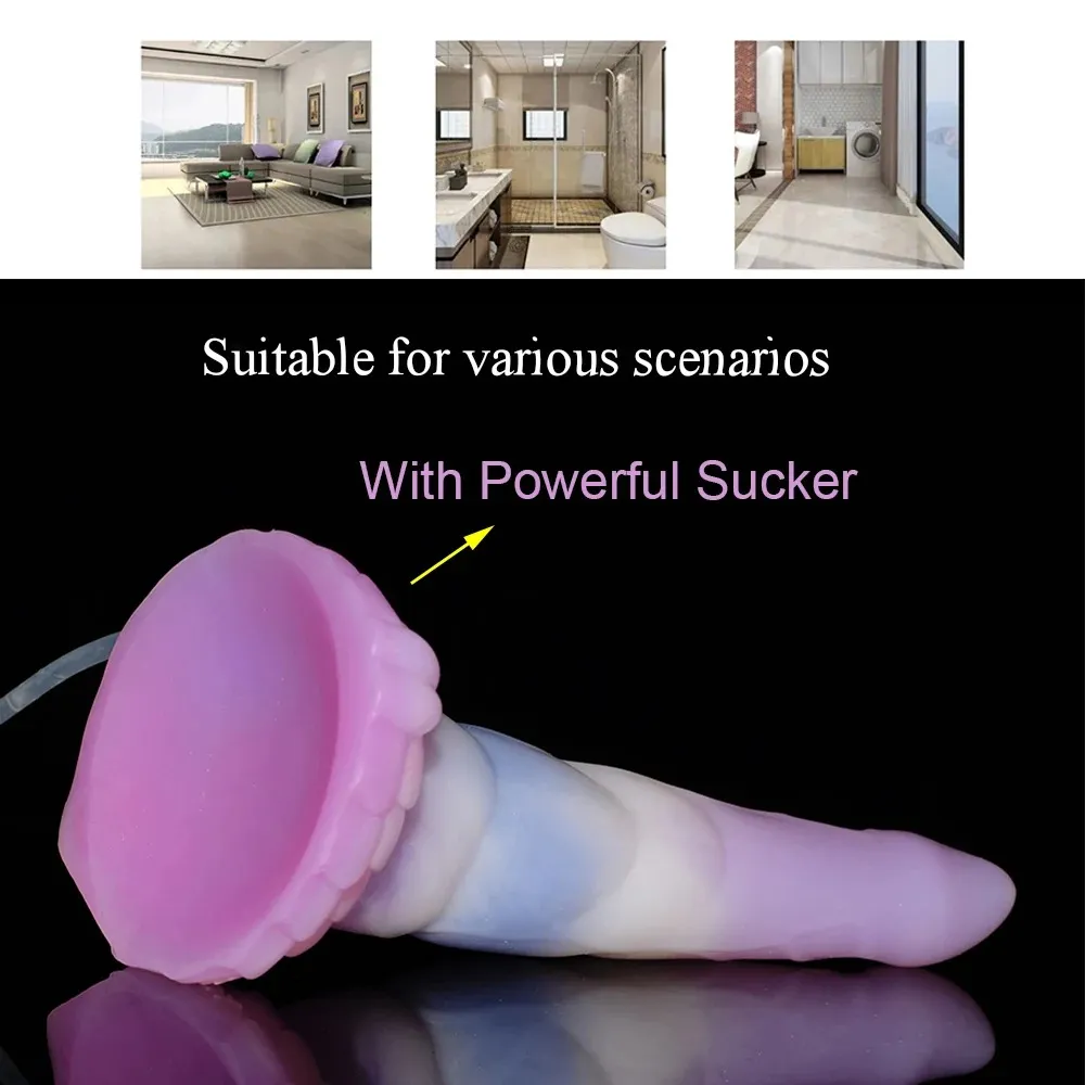 YOCY Liquid Silicon Ejaculatable Fantasy Exotic Beast Dildo