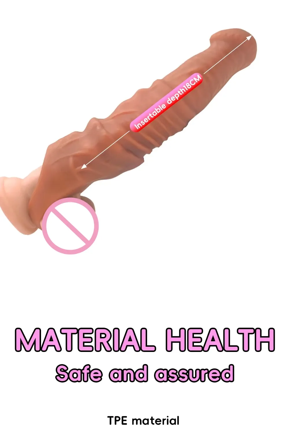 Extra-Long Penis Extender Black And Flesh Color Available