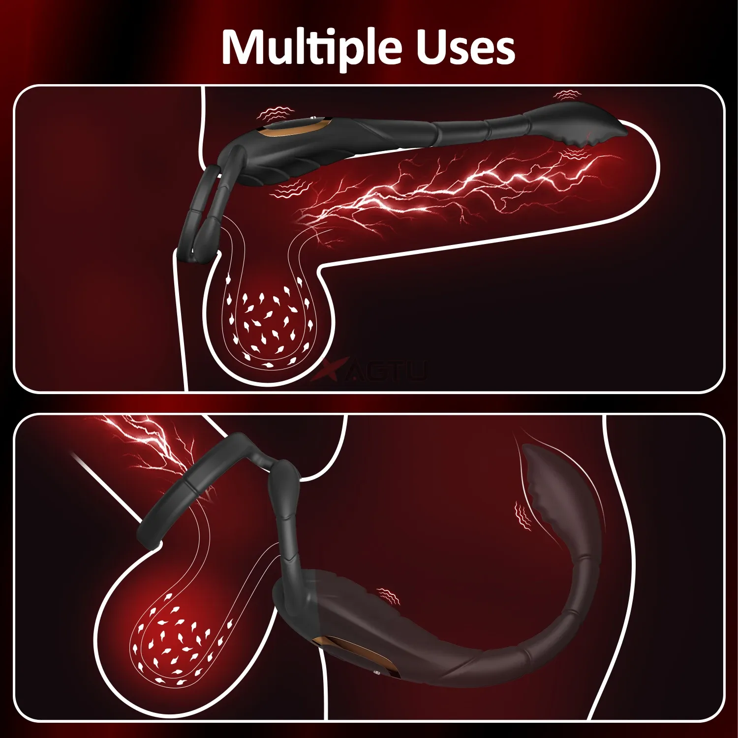 Scorpion-Shaped APP Prostate Massager Integrated Cock Ring