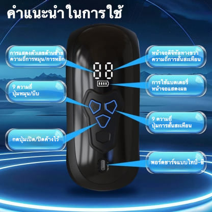 W6101未定价อุปกรณ์ฝึกอวัยวะเพศชาย มอเตอร์สามตัว หมุน+บีบ+สั่นสะเทือน ใช้งานได้ 2 แบบ จอแสดงผลดิจิตอล