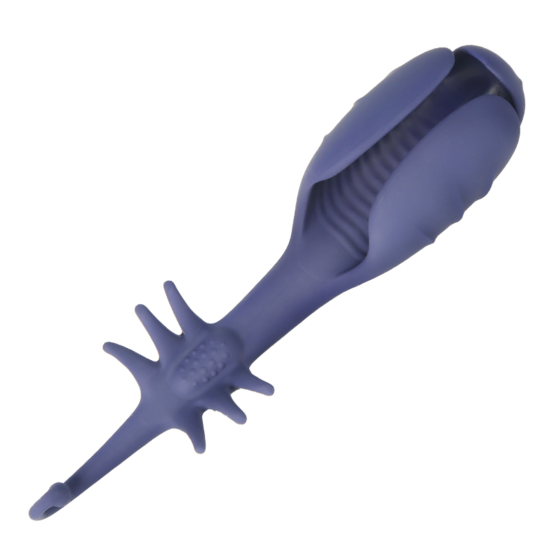 อุปกรณ์ฝึกอวัยวะเพศชาย มอเตอร์คู่ ระบบสั่นสะเทือน 10 ความถี่ กระตุ้นหลายจุด ออกแบบห่อหุ้ม 3 ระดับ-sextoyfunny