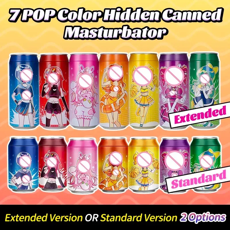 Male Masturbator Simulated Beverage Can Extended Version