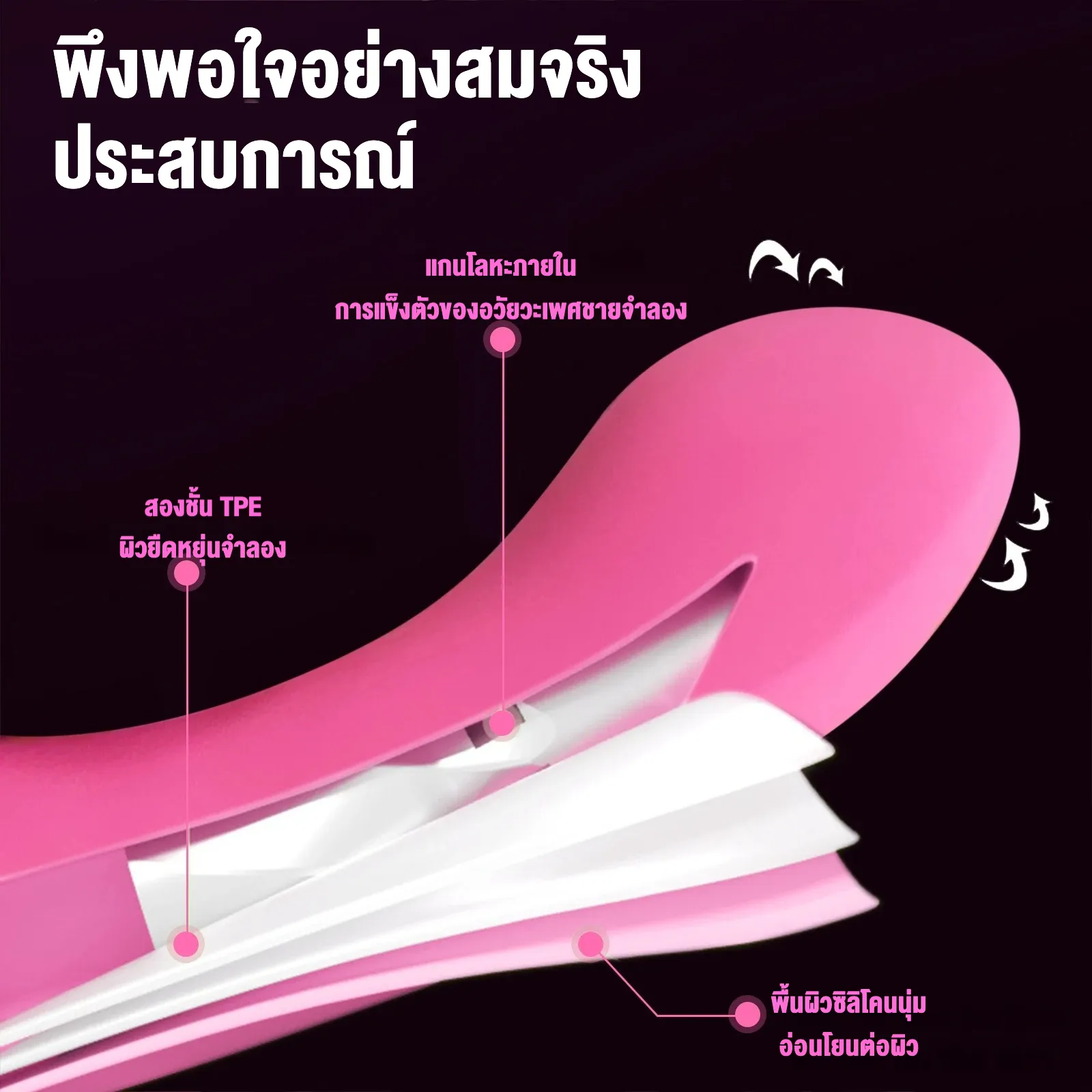 เครื่องนวด AV เครื่องนวดเอวี 12 โหมดการสั่น นวดแบบ 360°