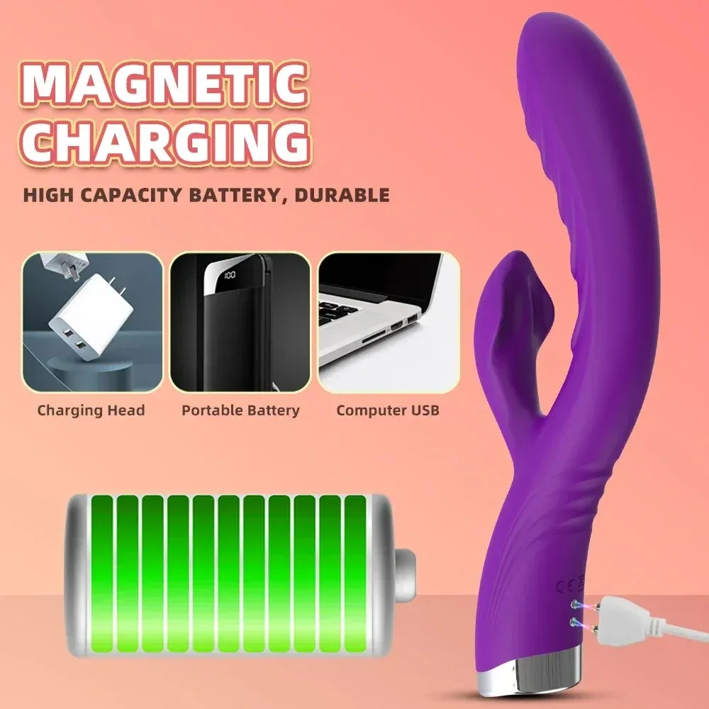 Fish Tail Simulated Penis Dual G-Spot & Clitoral Vibrator
