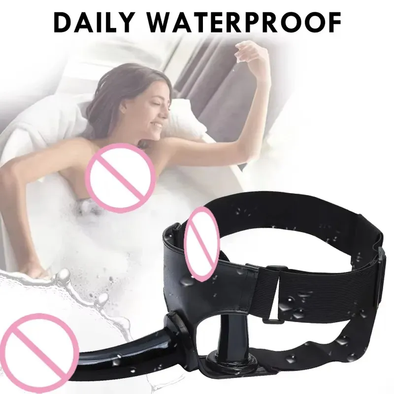 Integrated Black Strap On Dildo 2 Styls Available