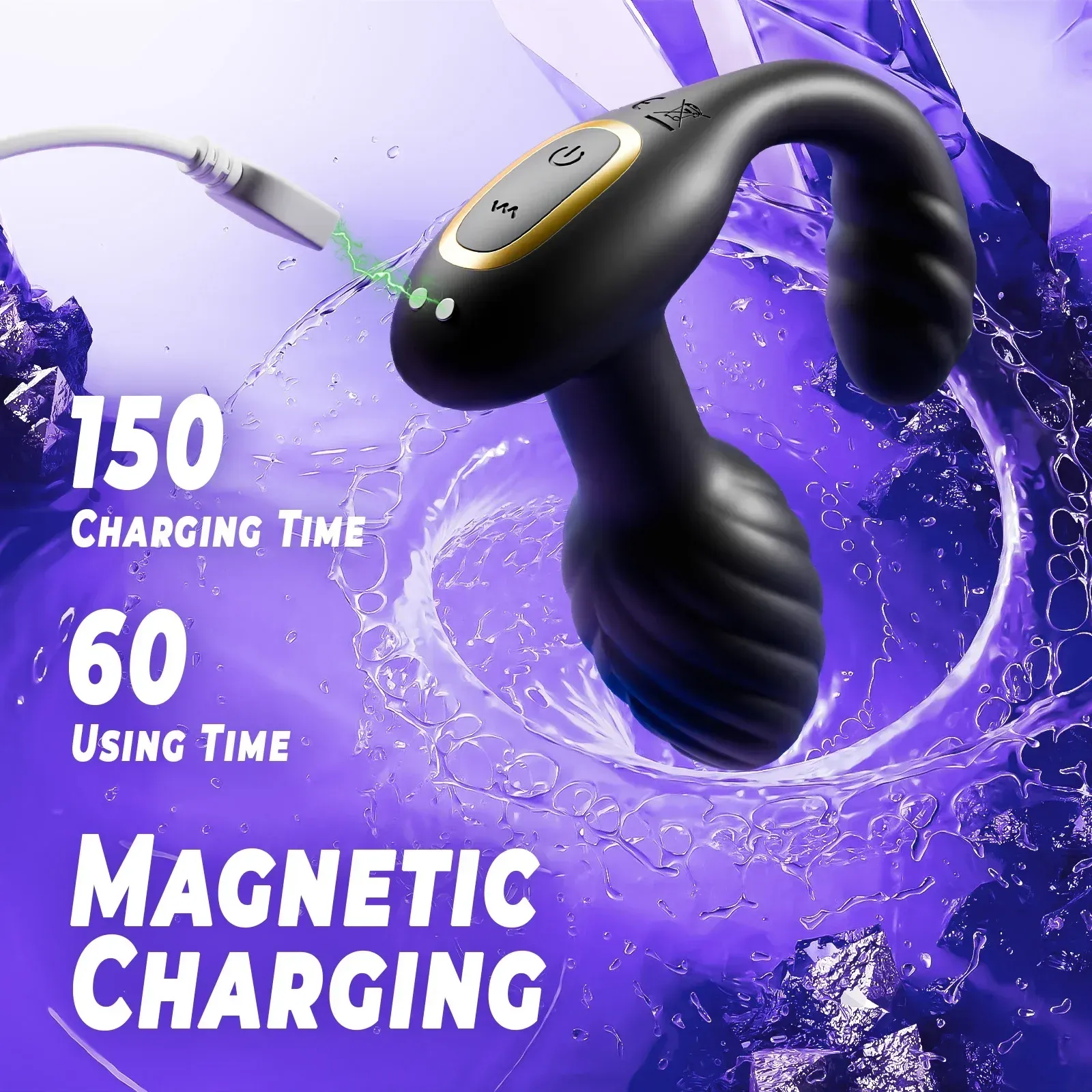 Remote Control Prostate Massager & Anal Vibrator IPX6