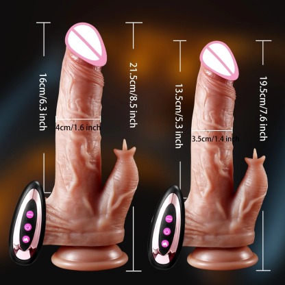 W4004ดิลโด้ ยืดหดสวิงได้หลายความถี่ กระตุ้นคลิตอริส ควบคุมด้วยรีโมทอินฟราเรด