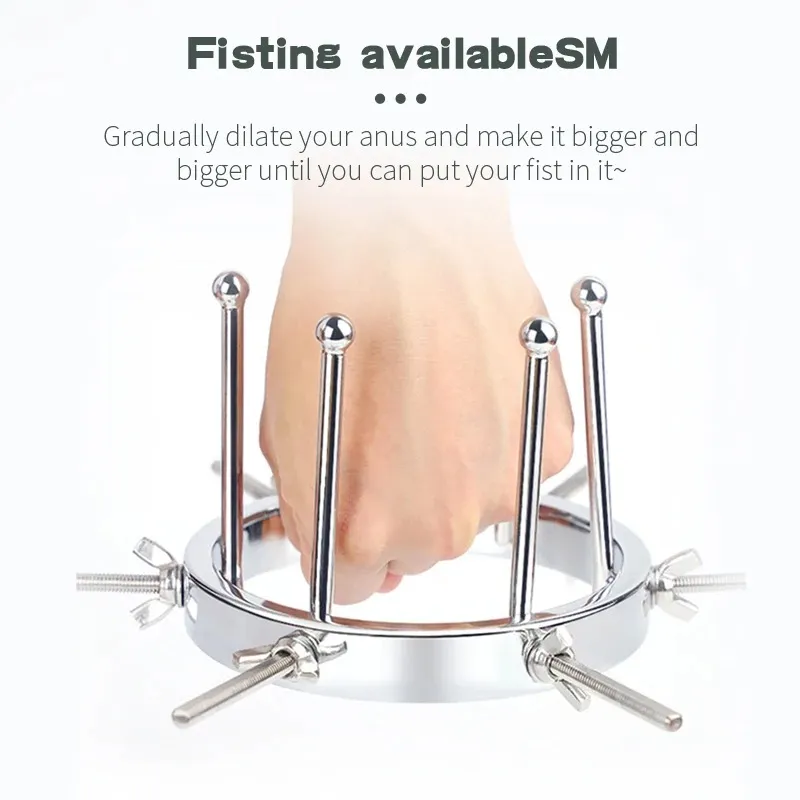 Steel Anal Expander Trains Anal Strength Fulfills Fantasies