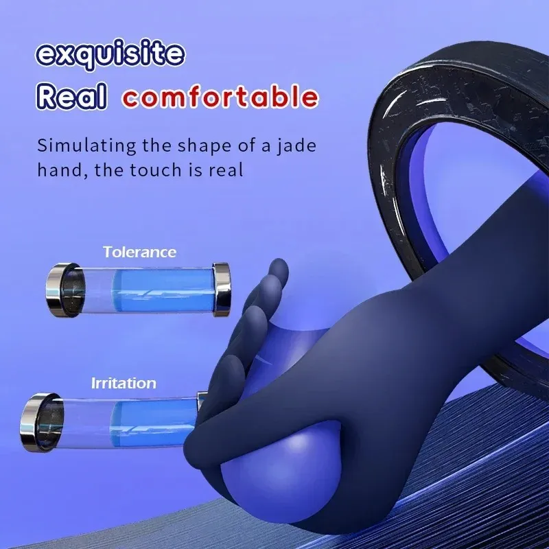 Finger Shaped Glans Trainer & Masturbator 10 Modes