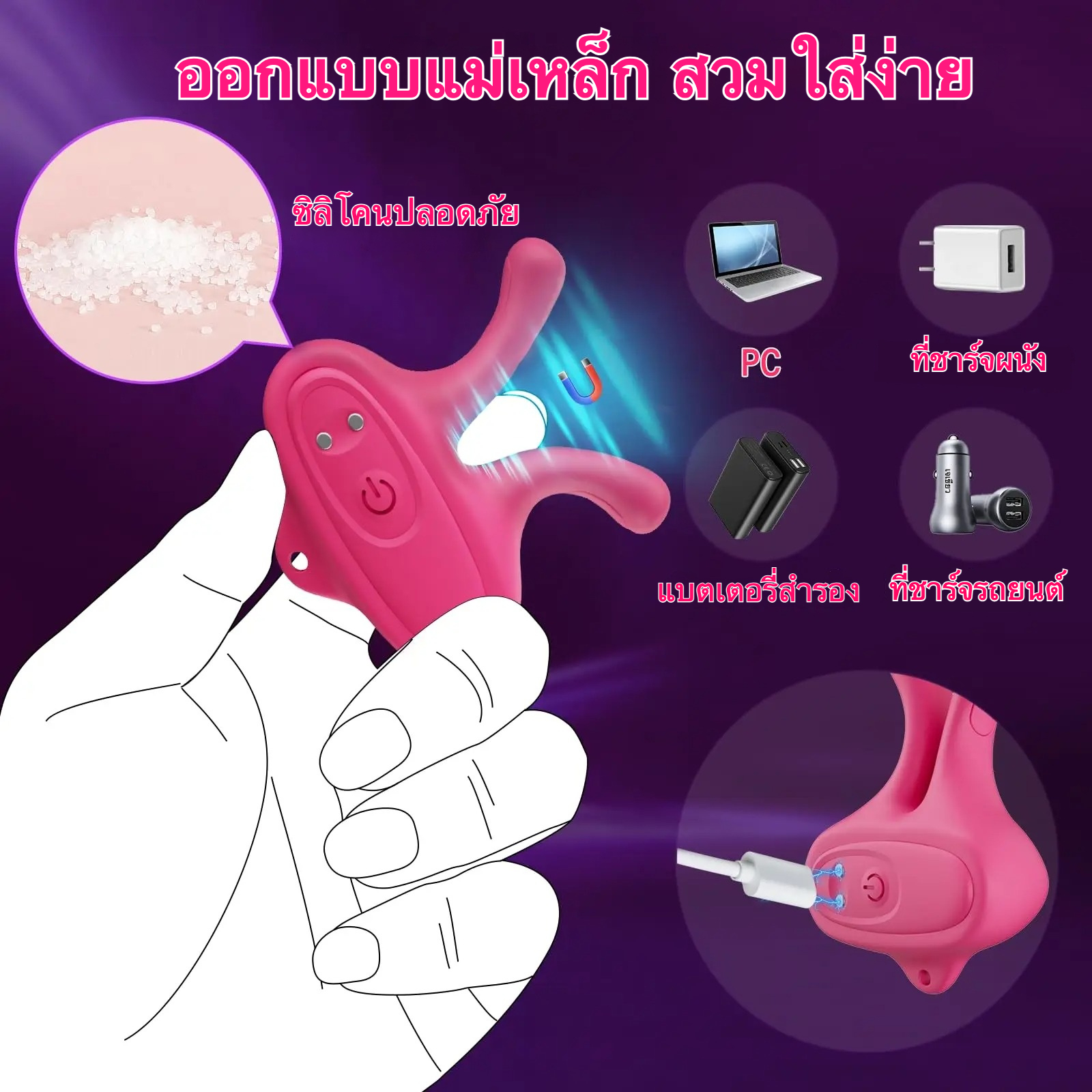 ไข่สั่น เครื่องเดียว 3 ฟังก์ชัน 9 ระดับความถี่สั่นสะเทือน ออกแบบแบบแยกส่วน ออกแบบสวมใส่ได้ เสียงเงียบสุดขีด|USK-sextoyfunny