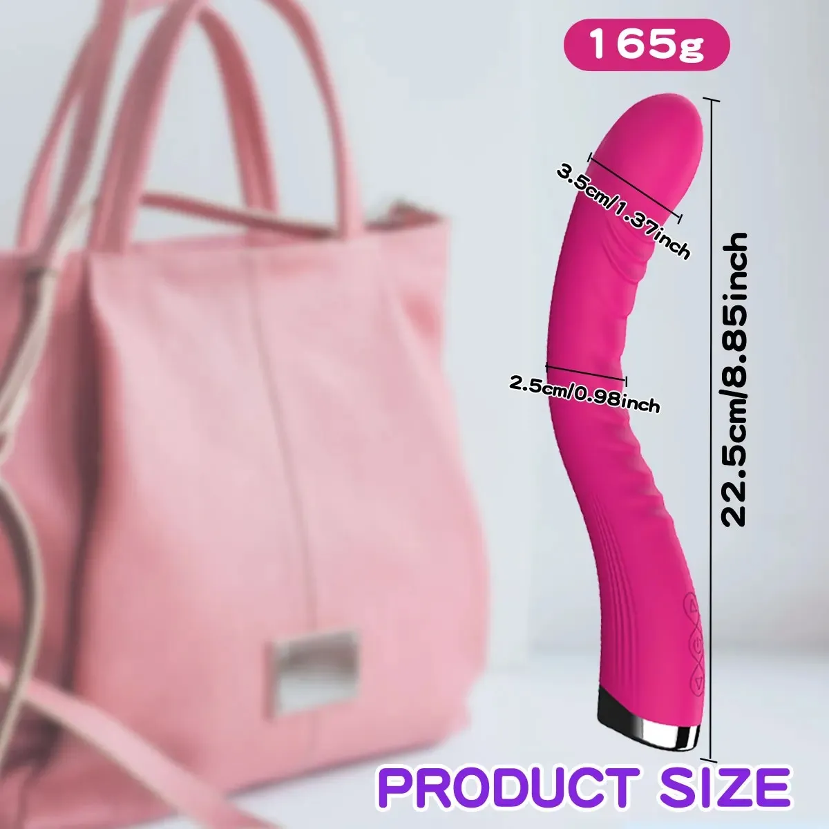 10 Frequencies Realistic Penis Rechargeable Vibrator