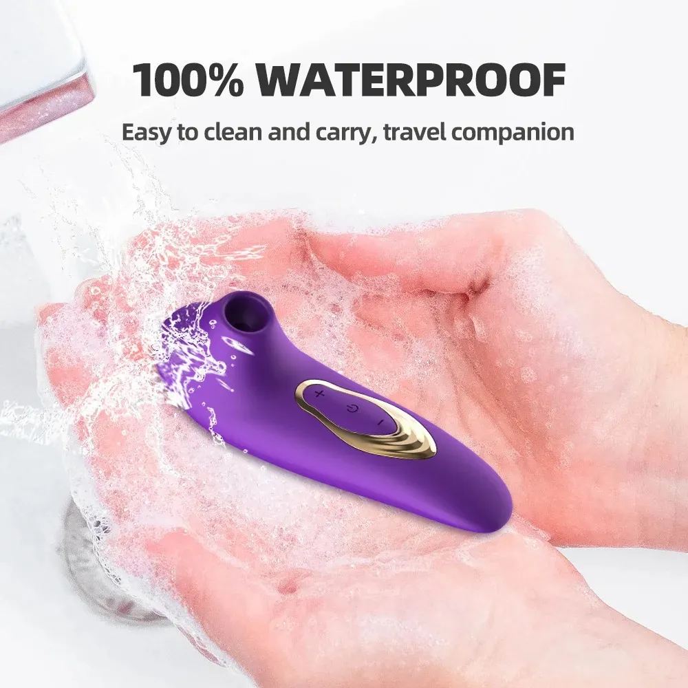 10 Suction Clitoral Vibrator & Breast Toy 4 Colors Available