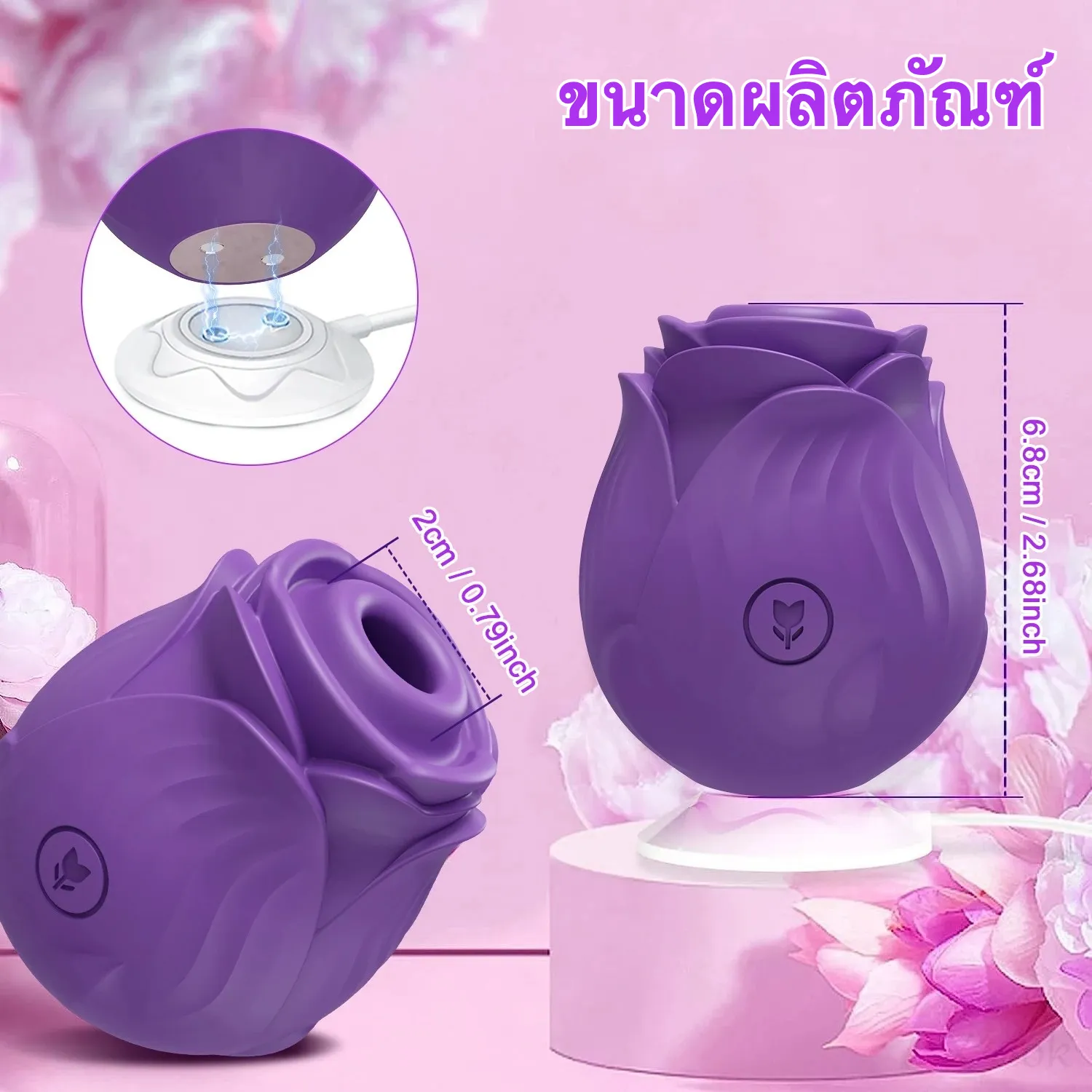 เครื่องดูดจิ๋ม เครื่องสั่นหัวนม 10 ความถี่ระบบดูด เงียบสมบูรณ์แบบ
