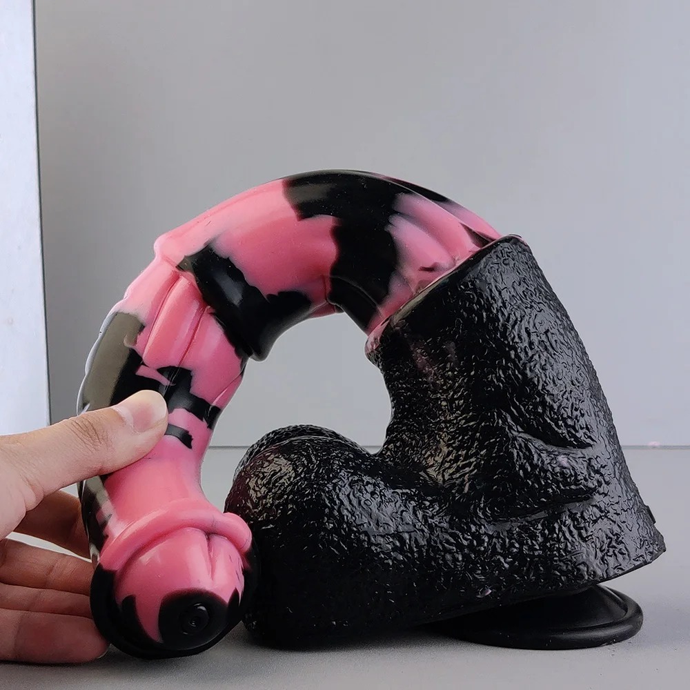 W4306未定价เซ็กส์ทอยรูปทรงม้า ลายผิวละเอียด ลวดลายสีพิเศษ แผ่นดูดพลังสูง วัสดุซิลิโคนเกรดพรีเมียม