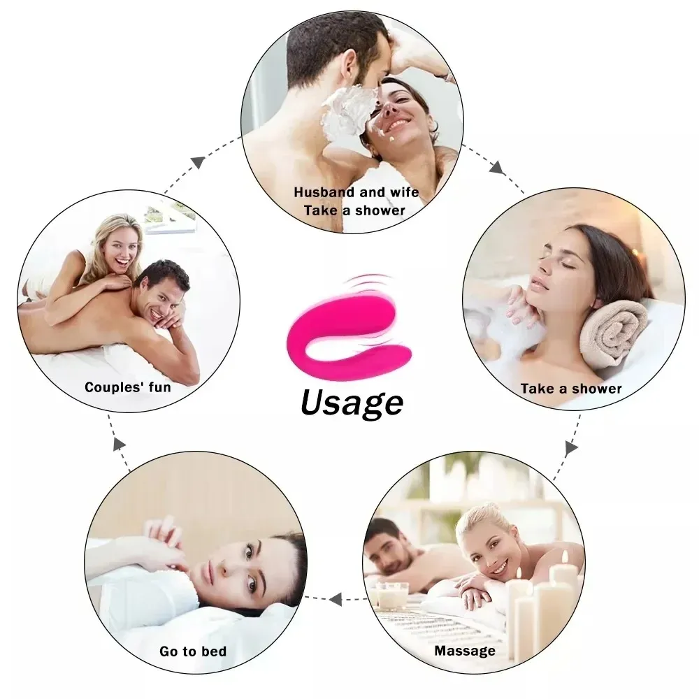 Multi-Frequency Wearable Detachable Embedded Egg Vibrator