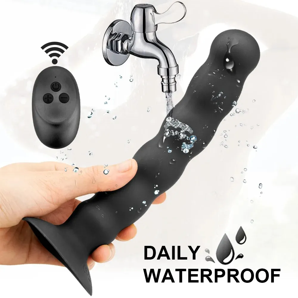Multi-Layer Spiral Beads Prostate Massager & Anal Vibrator