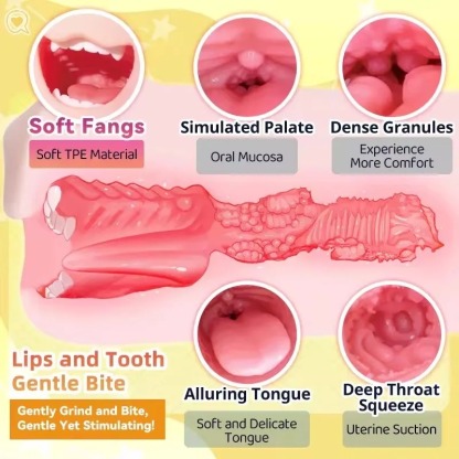 W5213未定价จิ๋มกระป๋อง เลียนแบบช่องปาก ช่องทางความสมจริงสูง วัสดุ TPE
