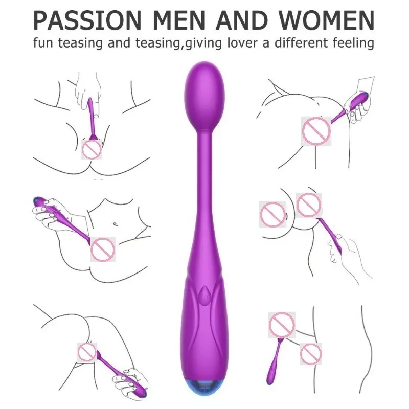 360° Rotation 7 Frequencies Spot Stimulation Vibrator IPX7