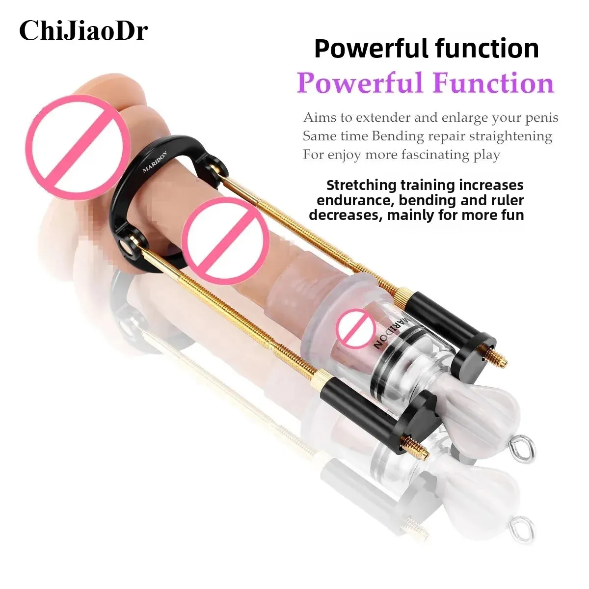 Vacuum Physical Penis Stretcher Set Increases Size Multiple Uses
