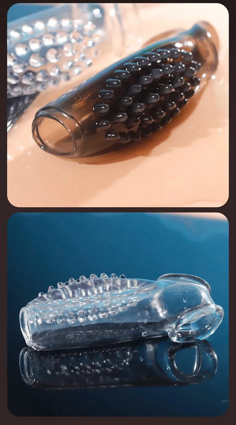 Wolf Tooth Transparent Triple lock stems Penis Sleeve