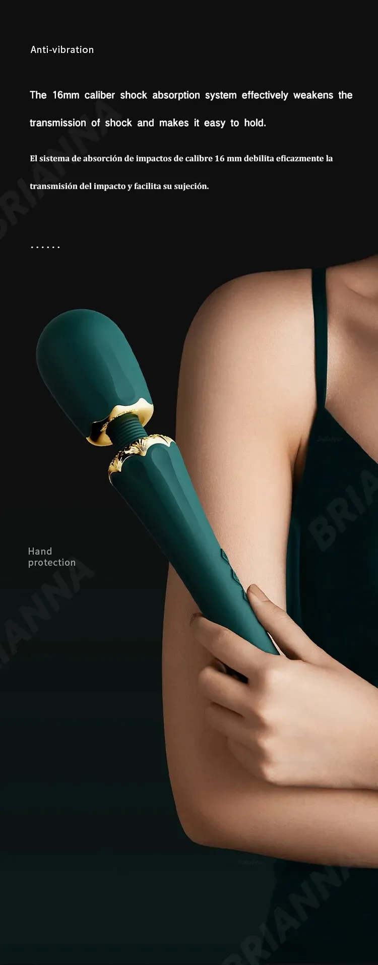 เครื่องนวด AV เครื่องนวดเอวี หัวนวดหลายแบบ ระบบสั่น 5 ระดับ
