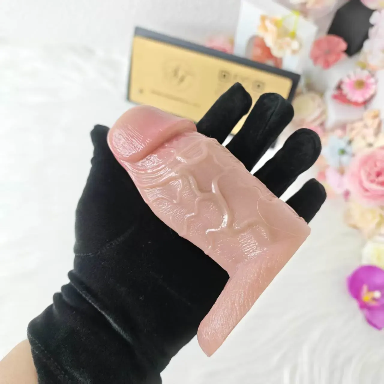 SXXY S8110 Platinum Silicone Simulated Penis Sleeve