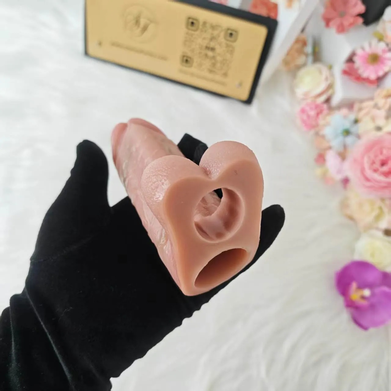 SXXY S8100 Platinum Silicone Simulated Penis Sleeve