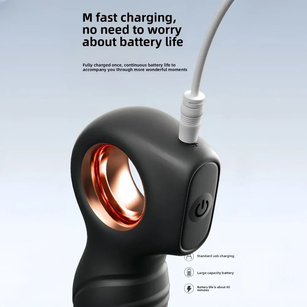 2In1 Prostate Massager & Anal Vibrator One-Button Burst Mode