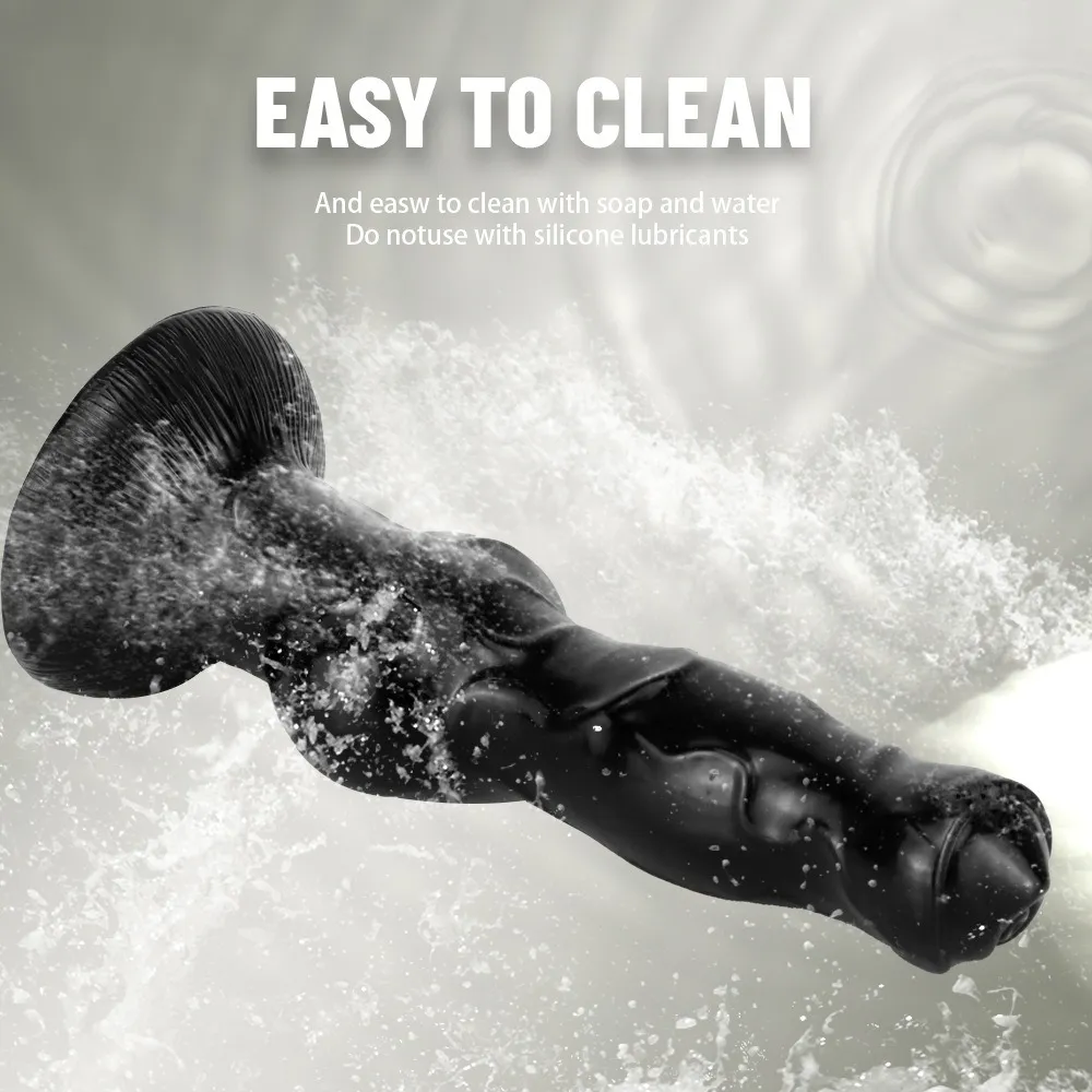 Highly Muscular Black Horse Dildo 3 Sizes Available