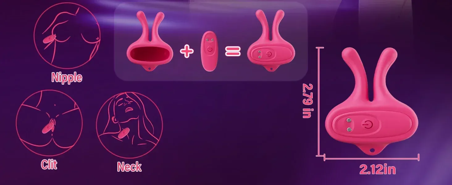 9-Frequency Multi-Function Rabbit Ear Egg Vibrator Set