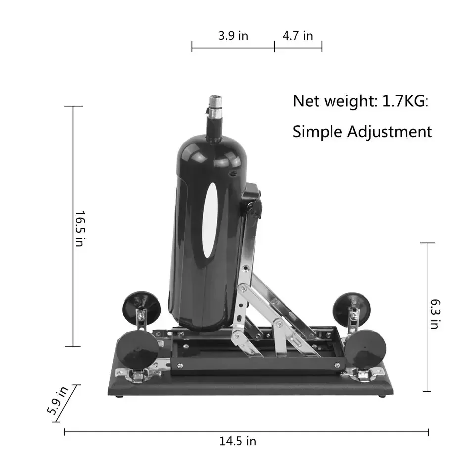 DC Plug-In Thrusting 2-Level Rotating Sex Machine