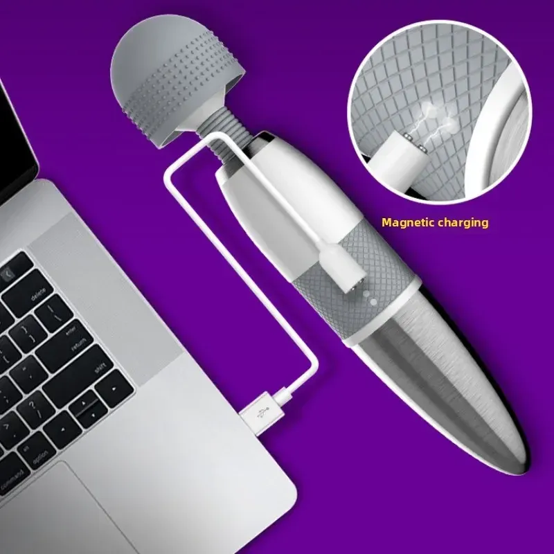 7 Speeds 10 Frequencies LED Display Heating AV Wand Vibrator