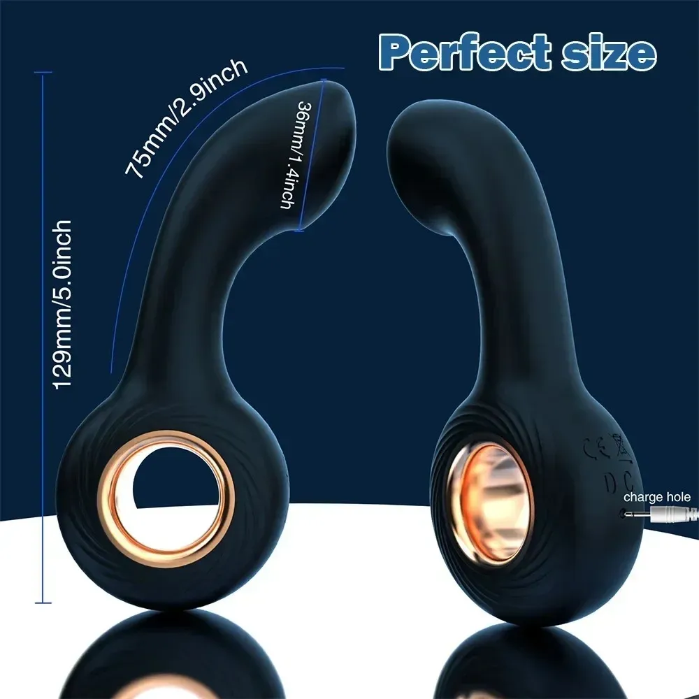 2In1 One-Finger Control Anal Vibrator & Prostate Massager