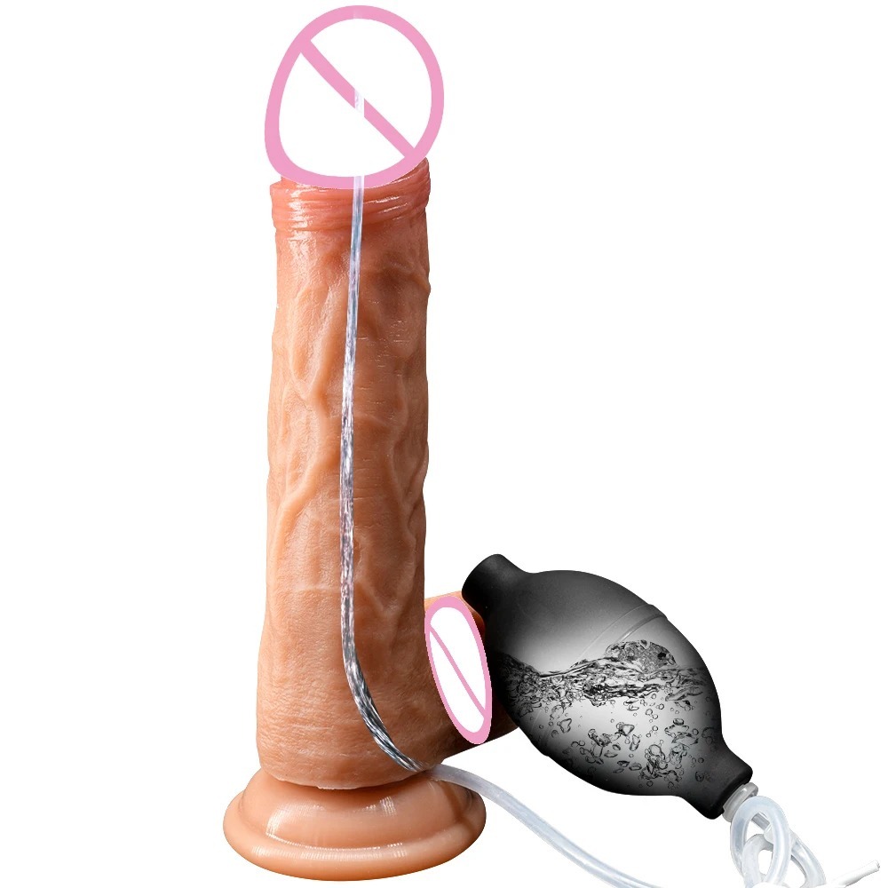 未定价ดิลโด้ กำลังดูดแรงพิเศษ พ่นน้ำได้ ออกแบบตามหลักสรีรศาสตร์