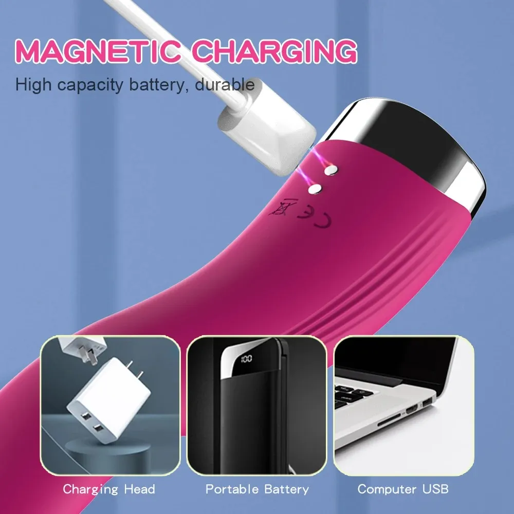 10 Frequencies Realistic Penis Rechargeable Vibrator