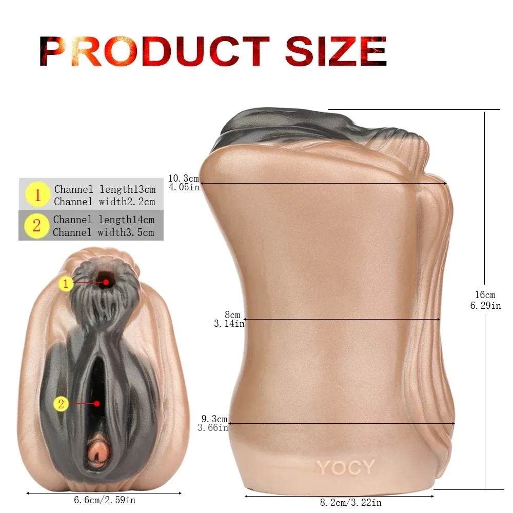 YOCY Fantasy Vagina—Exotic Beast Horse Dual Channels NW 640g