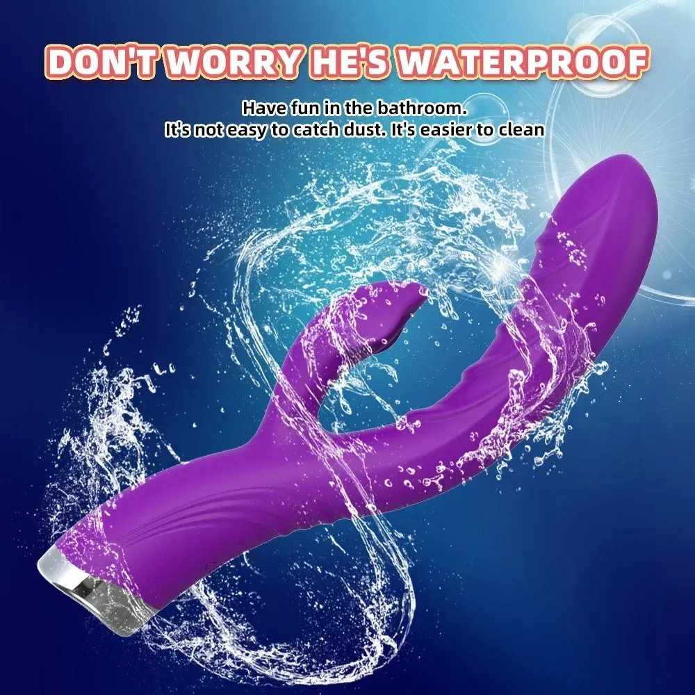 Fish Tail Simulated Penis Dual G-Spot & Clitoral Vibrator