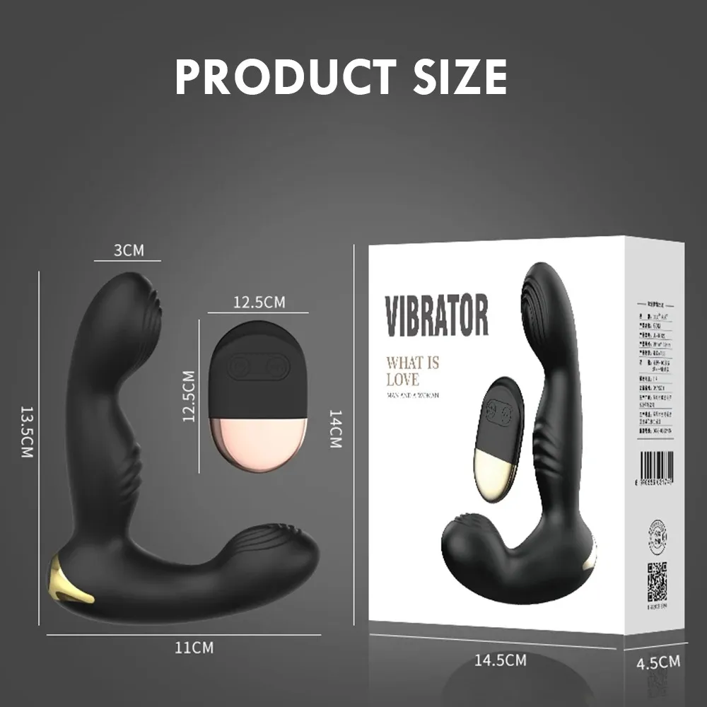 One-Button Burst Mode Prostate Massager & Anal Vibrator