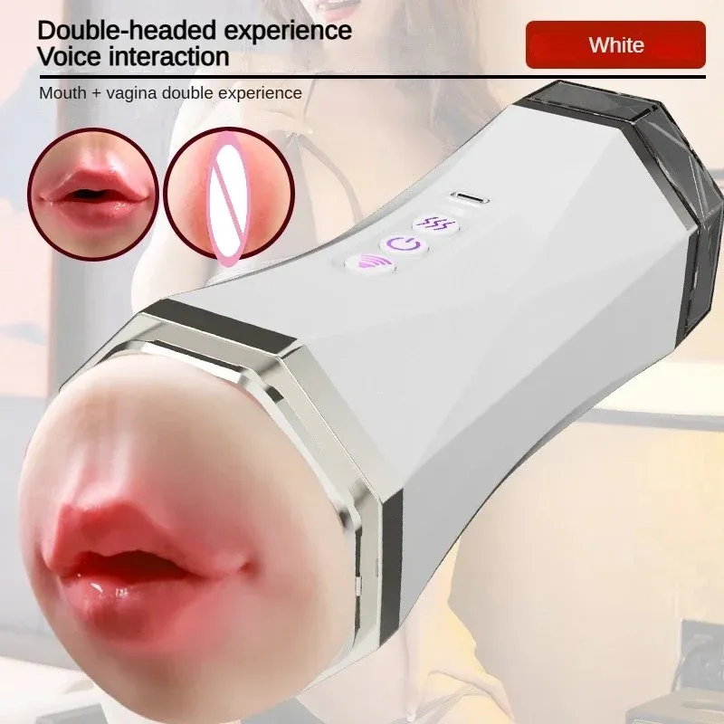 Realistic Vagina and Oral Cup Through-Type Design