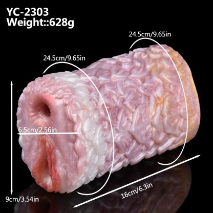 W5602未定价จิ๋มสัตว์เทียม ช่องทางคู่สมจริง แนวคิดเหนือจริง วัสดุซิลิโคนเหลว