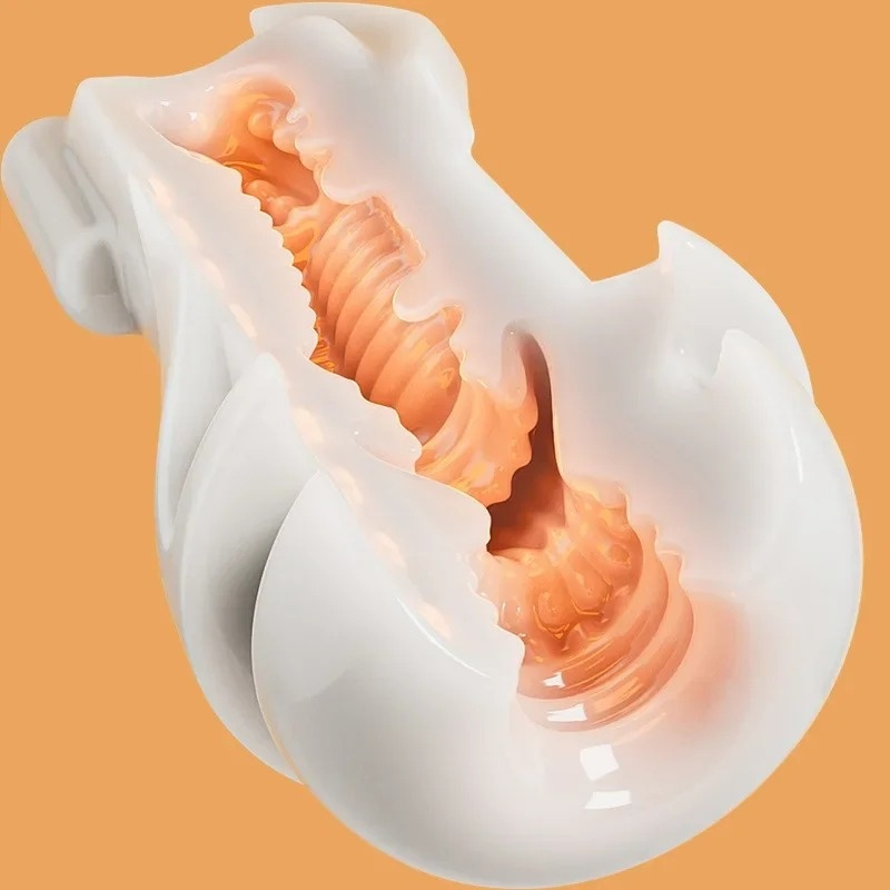 W5509未定价ถ้วยช่วยตัวเองใช้มือ ระบบดูดแรงดันลบ เลือกได้ 3 ช่องทาง ลายพื้นผิวซับซ้อน วัสดุ TPE